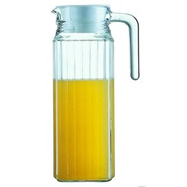 refrigerator jug QUADRO JUG glass plastic (lid) with lid 1100 ml H 244 mm product photo