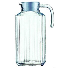 refrigerator jug QUADRO JUG glass with lid 1700 ml H 256 mm product photo