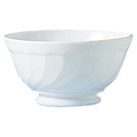 footed soup bowl TRIANON 468 ml tempered glass with relief  Ø 132 mm  H 71 mm product photo