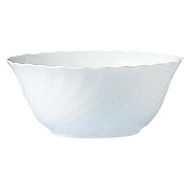 salad bowl TRIANON 1060 ml tempered glass with relief  Ø 180 mm  H 78 mm product photo