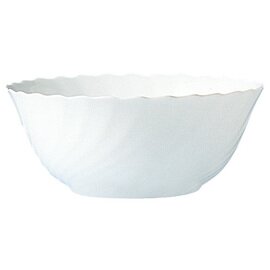 salad bowl TRIANON 2500 ml tempered glass with relief  Ø 240 mm  H 96 mm product photo