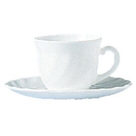 cup TRIANON 9 cl tempered glass with saucer product photo