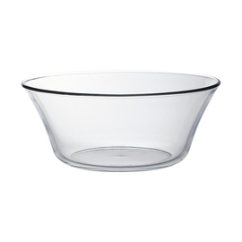 bowl 2.2 ltr LYS glass clear transparent round Ø 230 mm H 95 mm product photo