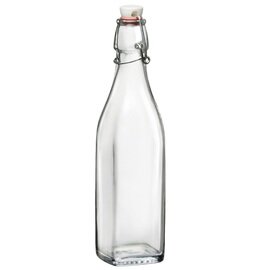 bottle SWING 500 ml glass with lid clip lock Ø 77 mm H 275 mm product photo