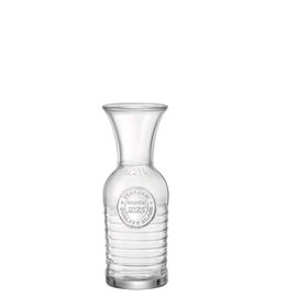 carafe OFFICINA 1825 glass with relief 250 ml calibration marks 0.25 ltr product photo