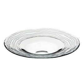 bowl OASI TRANSPARENT glass with relief  Ø 300 mm  H 60 mm product photo