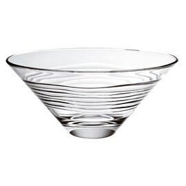 bowl OASI TRANSPARENT 2200 ml glass with relief  L 260 mm  B 200 mm  H 115 mm product photo