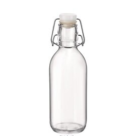 bottle EMILIA 500 ml glass with lid clip lock Ø 73.5 mm H 222 mm product photo