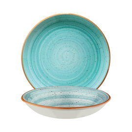 plate deep AURA AQUA bonna Gourmet 500 ml Ø 200 mm porcelain product photo