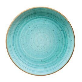 plate flat AURA AQUA bonna Gourmet Ø 250 mm porcelain product photo