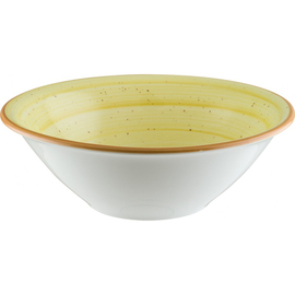 bowl AURA AMBER bonna Gourmet 400 ml Premium Porcelain yellow round Ø 160 mm H 54 mm product photo