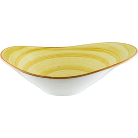 bowl 45 ml AURA AMBER Stream oval porcelain 100 mm x 75 mm H 35 mm product photo