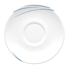 CLEARANCE | saucer TORONTO NAVY | tempered glass Ø 140 mm product photo