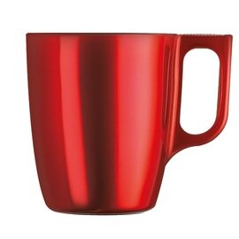 mug Flashy Coulis 25 cl tempered glass red with handle product photo