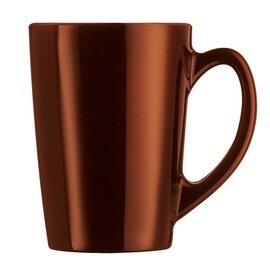 mug Flashy Chocolate 32 cl tempered glass brown with handle product photo