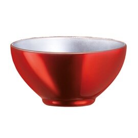white coffee bowl Flashy Coulis 50 cl tempered glass red with handle product photo