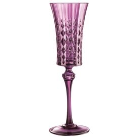 champagne goblet LADY DIAMOND 15 cl purple with relief product photo