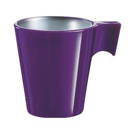 cup 80 ml tempered glass purple with handle product photo