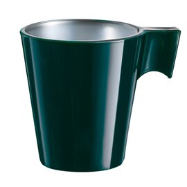 cup 80 ml tempered glass green with handle product photo