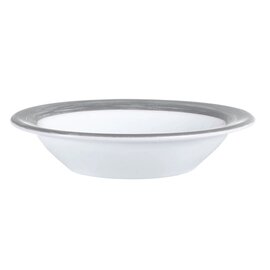multi-purpose bowl RESTAURANT BRUSH GREY 100 ml tempered glass colored rim  Ø 120 mm  H 26 mm product photo