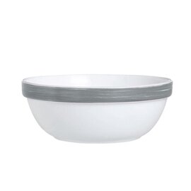 stacking bowl 900 ml BRUSH GREY tempered glass Ø 170 mm H 77 mm product photo