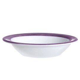 multi-purpose bowl RESTAURANT BRUSH PURPLE 100 ml tempered glass colored rim  Ø 120 mm  H 26 mm product photo