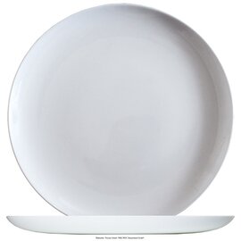 pizza plate pizza SOLUTIONS | tempered glass white  Ø 320 mm product photo