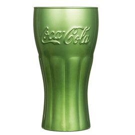 cola glass ORIGINAL COCA-COLA MIRROR FH37 37 cl green with relief product photo
