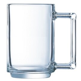 mug A LA BONNE HEURE 32 cl transparent with handle product photo