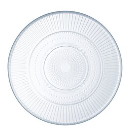 CLEARANCE | plate flat LOUISON glass Ø 190 mm product photo