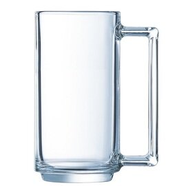 mug A LA BONNE HEURE 40 cl transparent with handle product photo