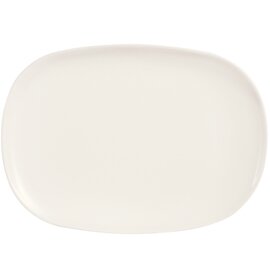 serving plate INTENSITY UNI | tempered glass cream white | rectangular 350 mm  x 240 mm product photo