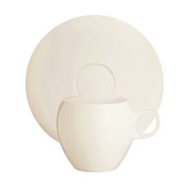 cup 220 ml with saucer NECTAR NECTAR porcelain cream white product photo