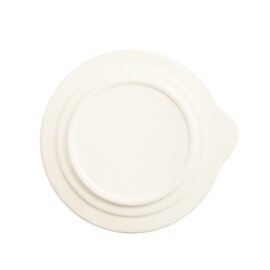 CLEARANCE | ARC L9623 Tassendeckel, "Nectar Uni Cremeweiss",   Ø 106 mm, H 9 mm, 150 g - Maxima Porcelain product photo