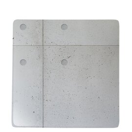 plate square CONCRETE porcelain grey square | 280 mm  x 280 mm product photo