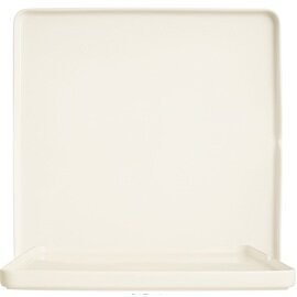 square plate MEKKANO porcelain cream white square | 310 mm  x 310 mm product photo