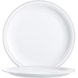 plate flat Ø 255 mm HOTELIERE VALERIE tempered glass product photo