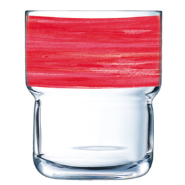 stacking cup BRUSH LOG FB27 27 cl red broad coloured rim product photo