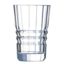longdrink glass LOUSIANE 36 cl with relief product photo