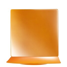 plate PURITY COLOR porcelain caramel coloured square | 280 mm  x 280 mm product photo