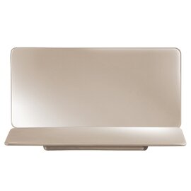 plate PURITY COLOR porcelain grey rectangular | 275 mm  x 130 mm product photo