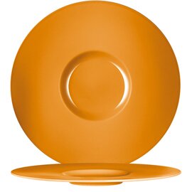 plate MOON porcelain caramel coloured  Ø 310 mm product photo