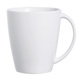 CLEARANCE | mug OLEA with handle 20 cl porcelain cream white  H 77 mm product photo