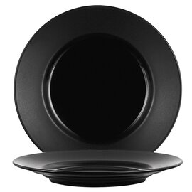 plate OLEA porcelain black  Ø 175 mm product photo