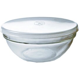 stacking bowl EMPILABLE 2600 ml tempered glass with lid  Ø 232 mm  H 106 mm product photo