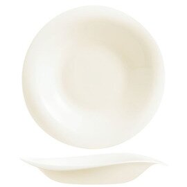 CLEARANCE | plate TENDENCY | tempered glass white  Ø 230 mm product photo