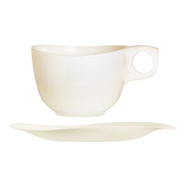 Set Upper Cup and Cup &quot;Volare Uni cream white&quot;, 22 cl, Upper Ø 91 mm, H 76 mm, Lower Ø160 mm, 367 g, Zenix® product photo