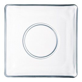 Clearance | saucer AROMA | tempered glass square product photo