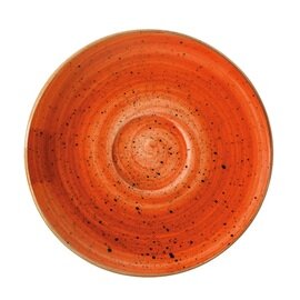 saucer Gourmet Terracotta AURA porcelain orange | veined Ø 160 mm product photo