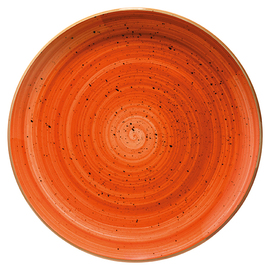 plate flat AURA TERRACOTTA bonna Gourmet Ø 305 mm porcelain product photo